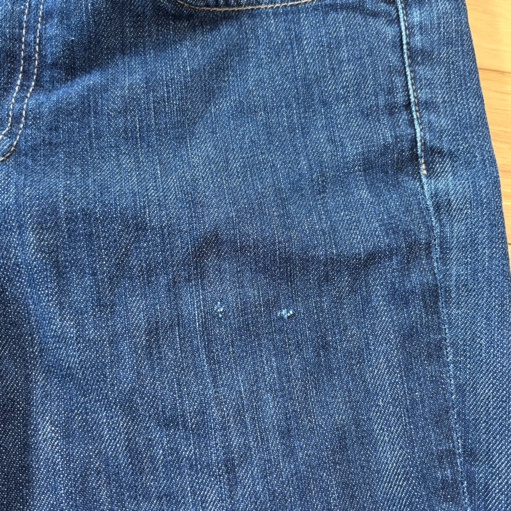 7 For All Mankind Flare Jeans Womens Sz 28 Reg VTG Dark Wash Low Rise Denim Y2K - Picture 6 of 10